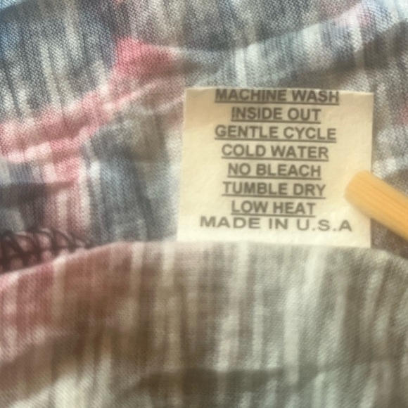 David Cline Crushed Button Down Shirt snaps roll up sleeve w Tank Top Twinset - Picture 8 of 13